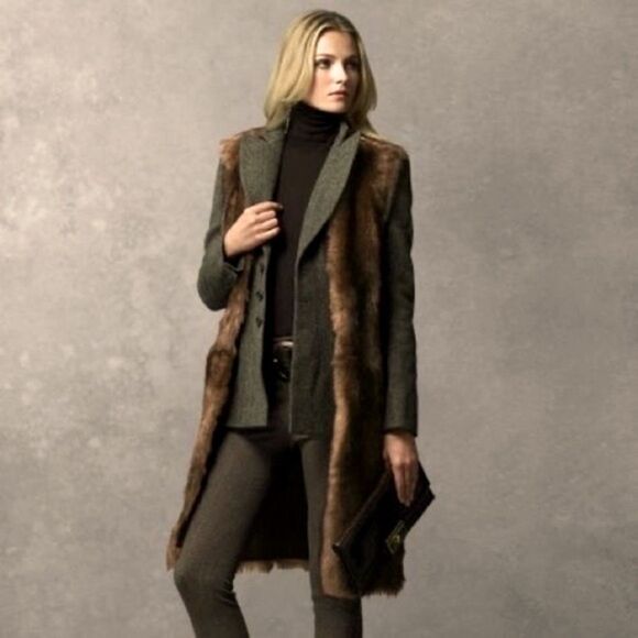 Ralph Lauren Collection 2010 Sable Brown Lamb Shearling Gilet Silvie Vest - Picture 1 of 17